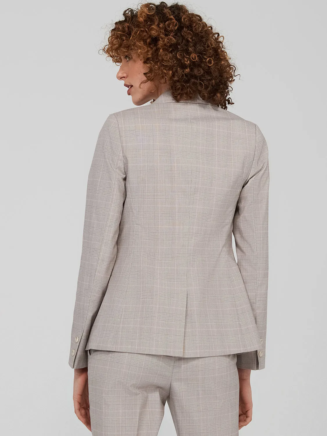 2-Button Blazer With Flap Pockets