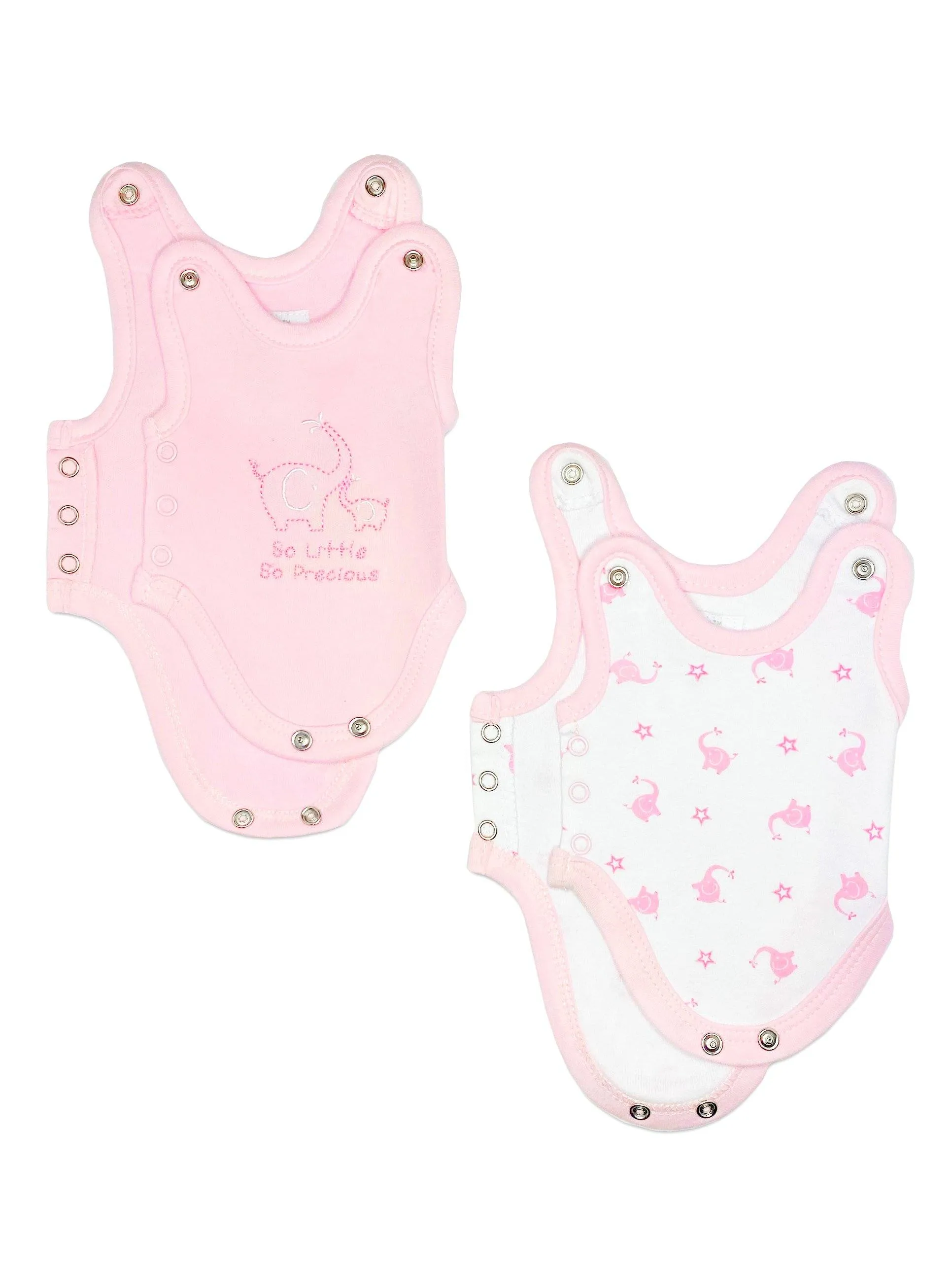 2 Pack Incubator Vests - Pink Elephant & Star