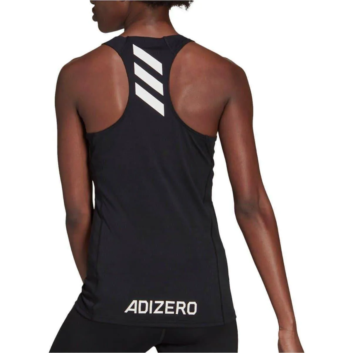 adidas Adizero PrimeBlue Womens Running Vest Tank Top - Black