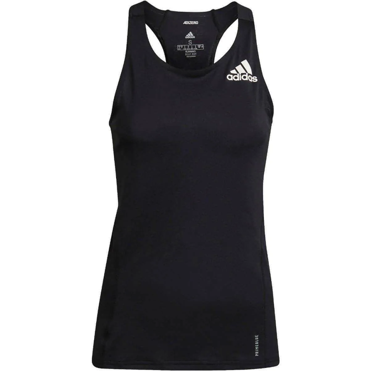 adidas Adizero PrimeBlue Womens Running Vest Tank Top - Black