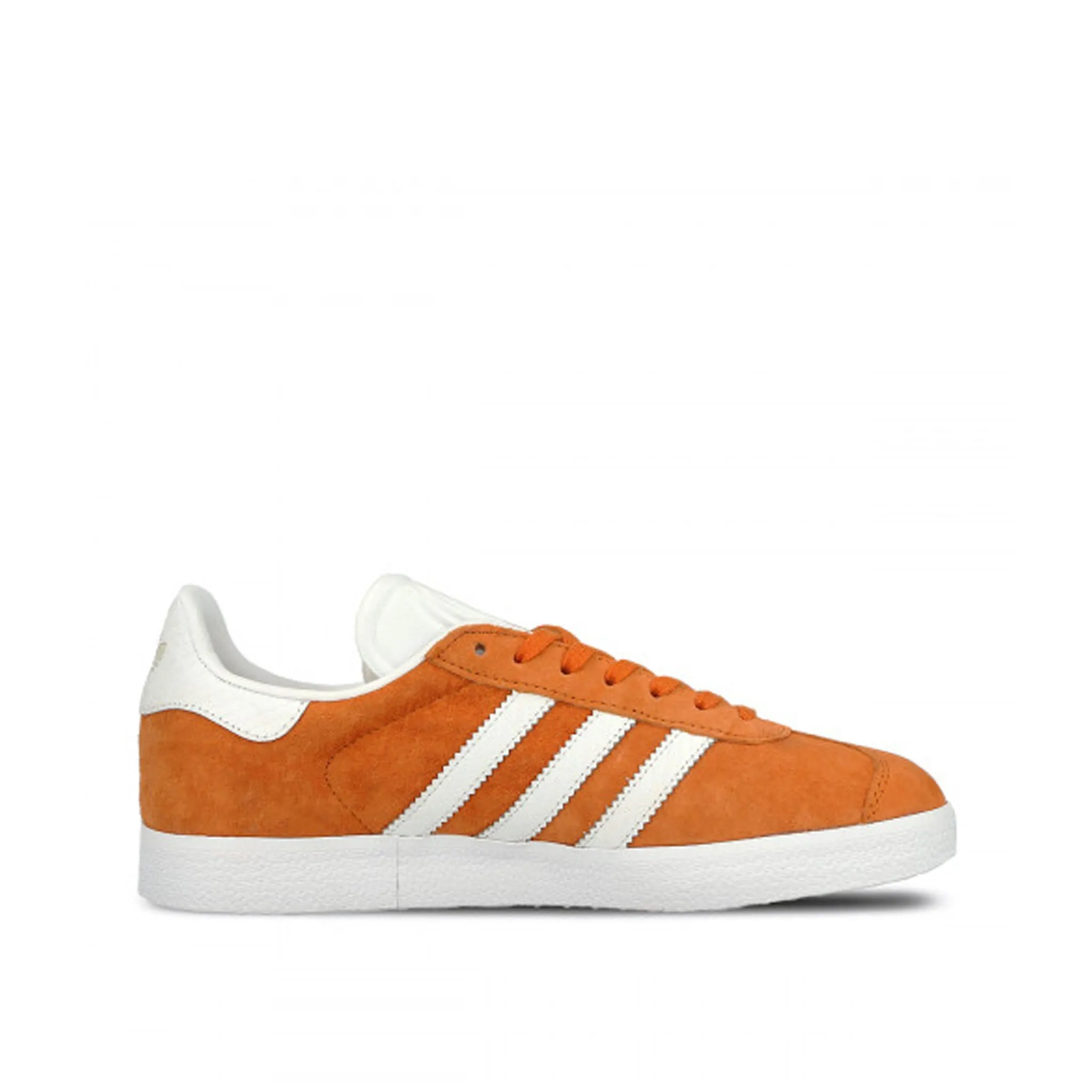 Adidas Gazelle Lace-Up Orange Suede Leather Womens Trainers BY2853