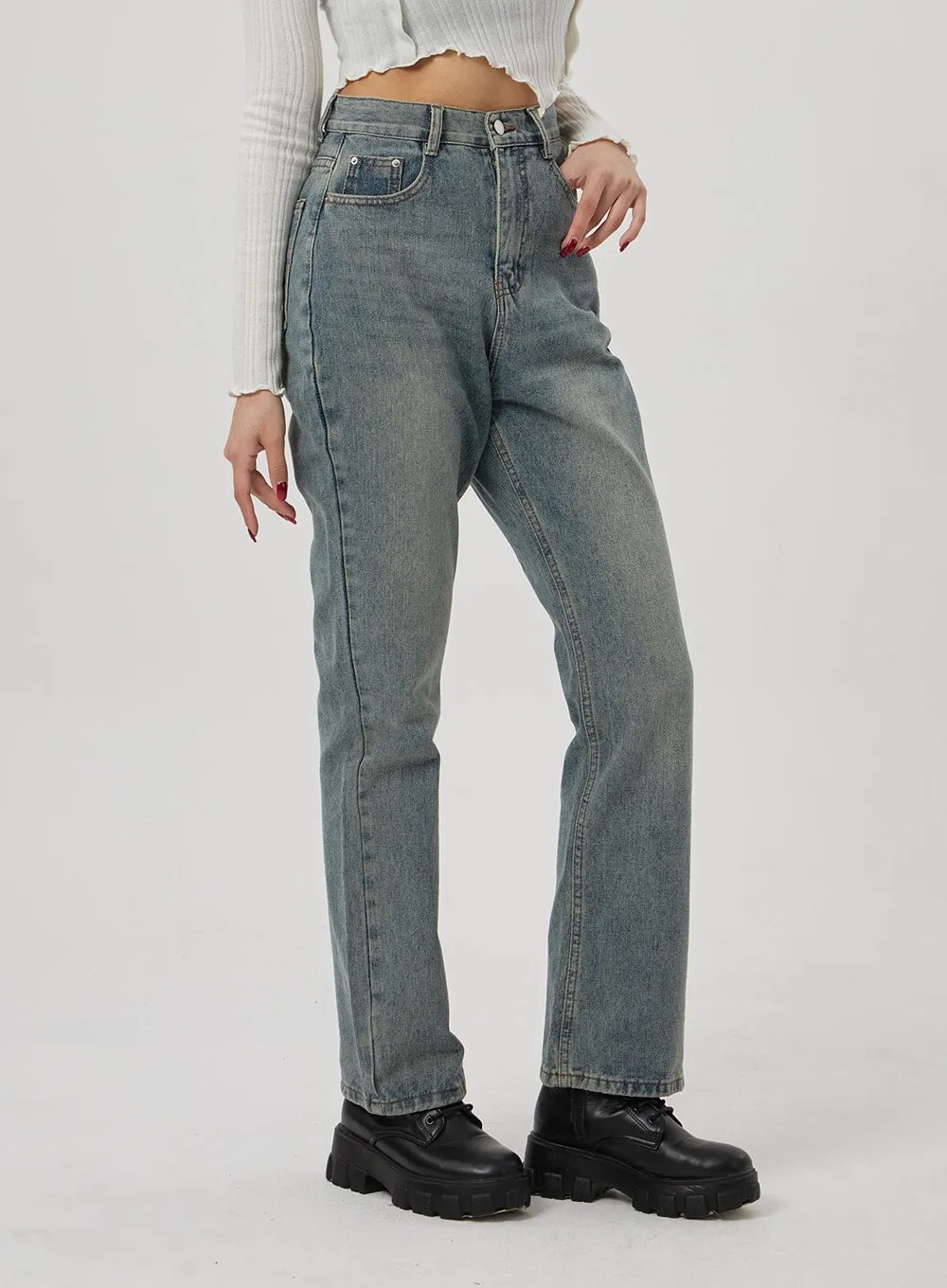 Ankle Bootcut Jeans BF310