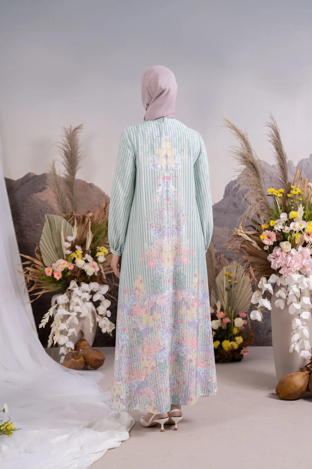 Arcelia Dress Mint Majesty