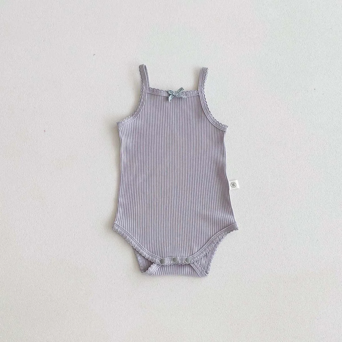 Baby Girls Solid Color Rompers Wholesale 240409280