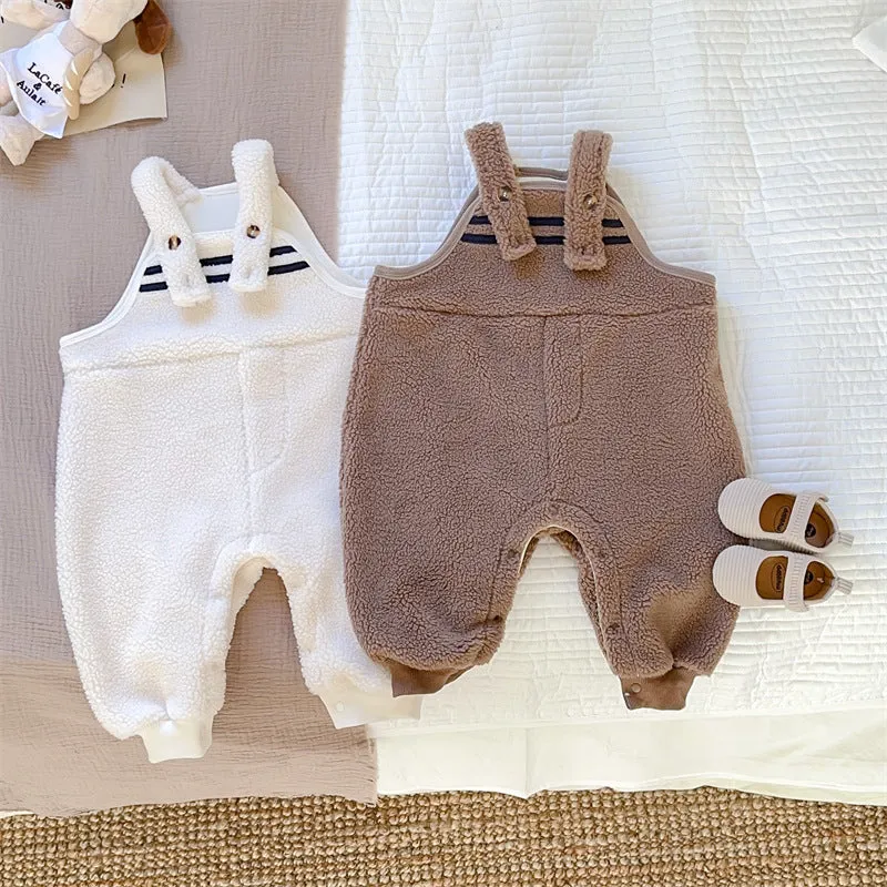 Baby Kid Girls Boys Solid Color Jumpsuits Wholesale 231130265