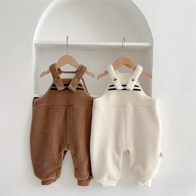 Baby Kid Girls Boys Solid Color Jumpsuits Wholesale 231130265