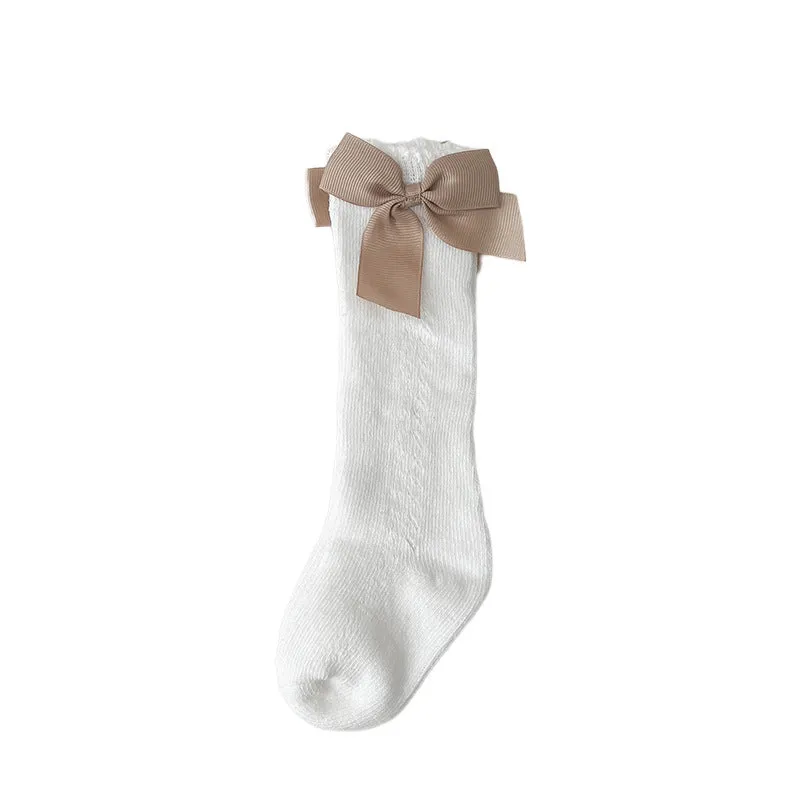 Baby Kid Girls Solid Color Bow Accessories Socks Wholesale 230828207