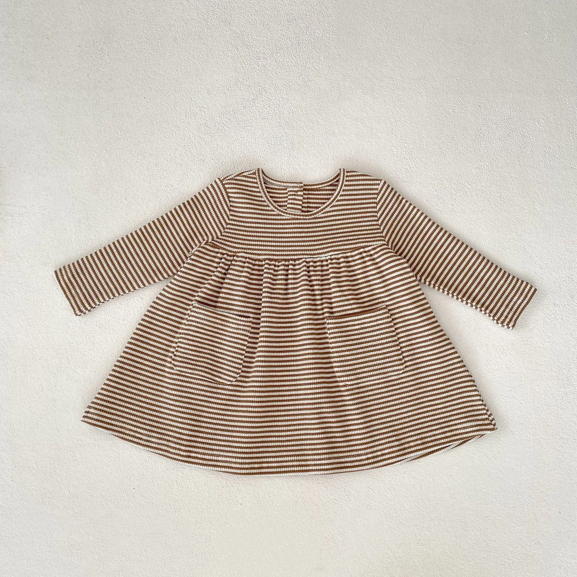 Baby Kid Girls Striped Dresses Wholesale 230828256