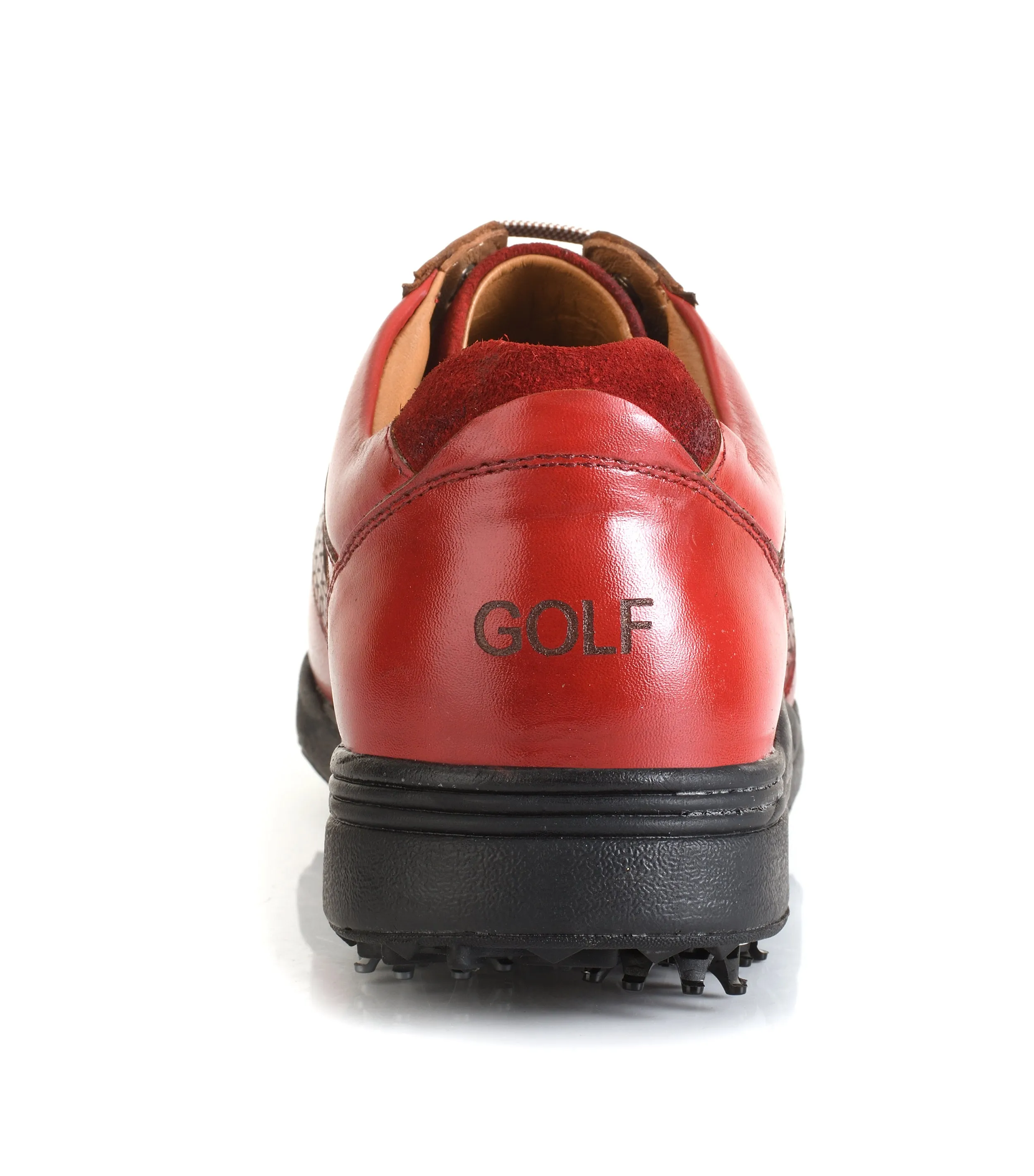 Berlin Antique Red Golf Shoes