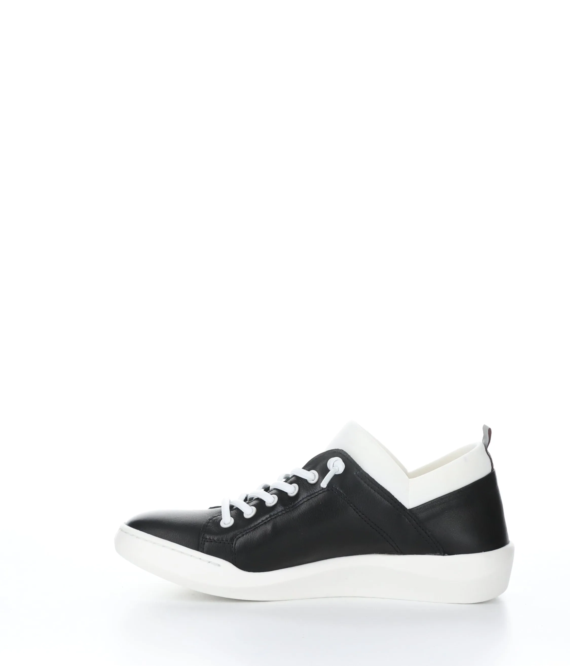 BONN667SOF Black White Round Toe Shoes