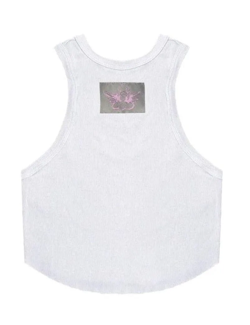 Boys Lie Lavender Ribbed Tank Top