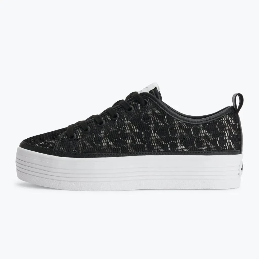 Calvin Klein Jeans Recycled Platform Logo Trainers Women - BLK