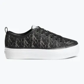 Calvin Klein Jeans Recycled Platform Logo Trainers Women - BLK