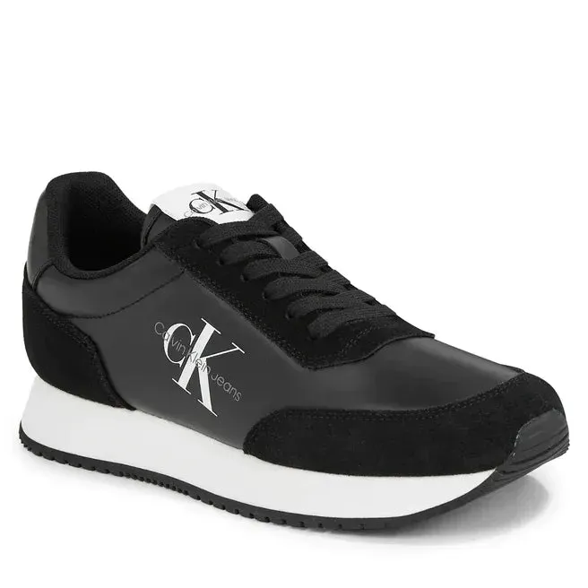 Calvin Klein Jeans Retro Runner Low Laceup Ny Pearl YW0YW01056-BLK