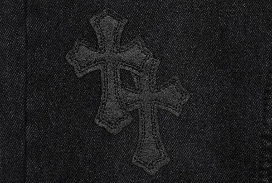 CHROME HEARTS 21FW DENIM CROSS *BLACK/BLACK*