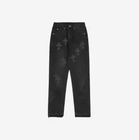 CHROME HEARTS 21FW DENIM CROSS *BLACK/BLACK*