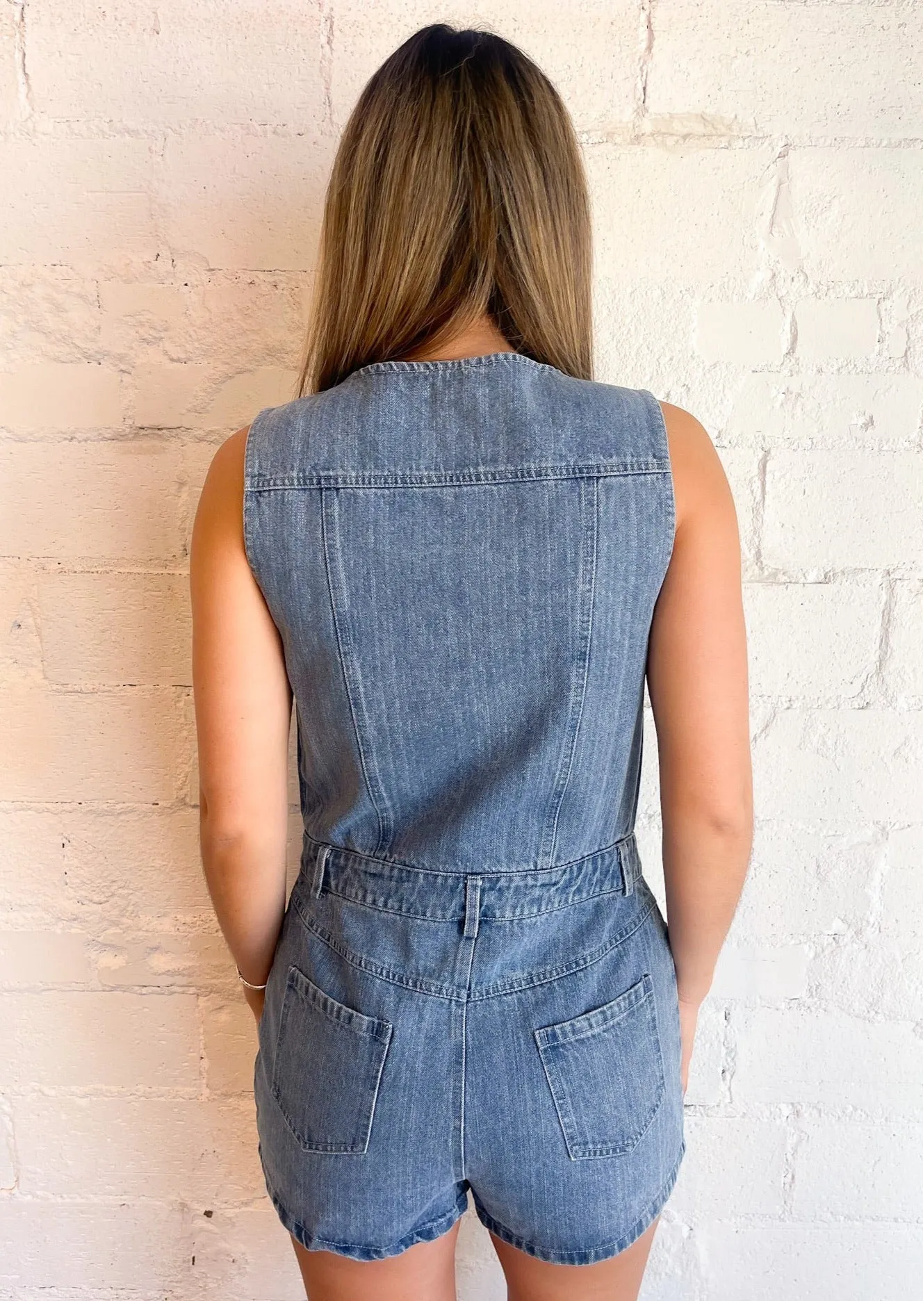 Country Denim Romper