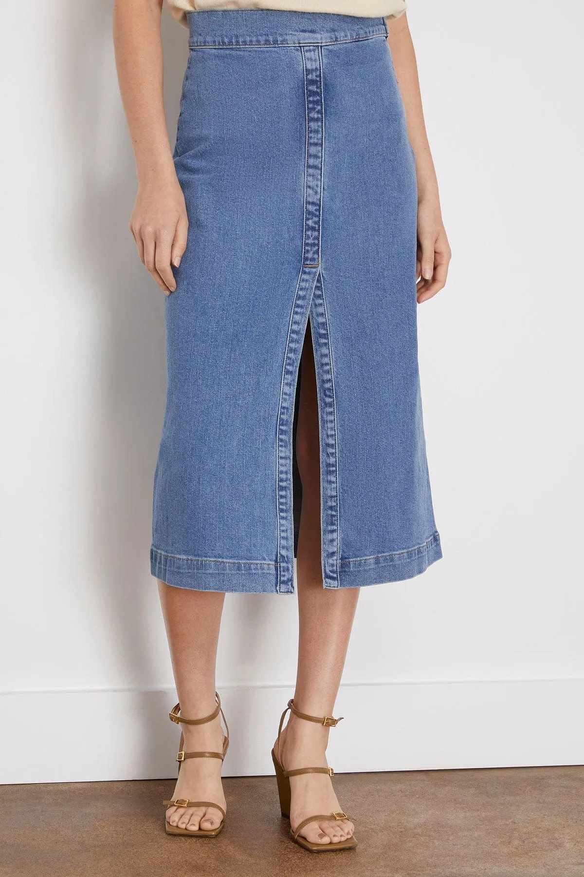 Curtis Skirt in Indigo Clair