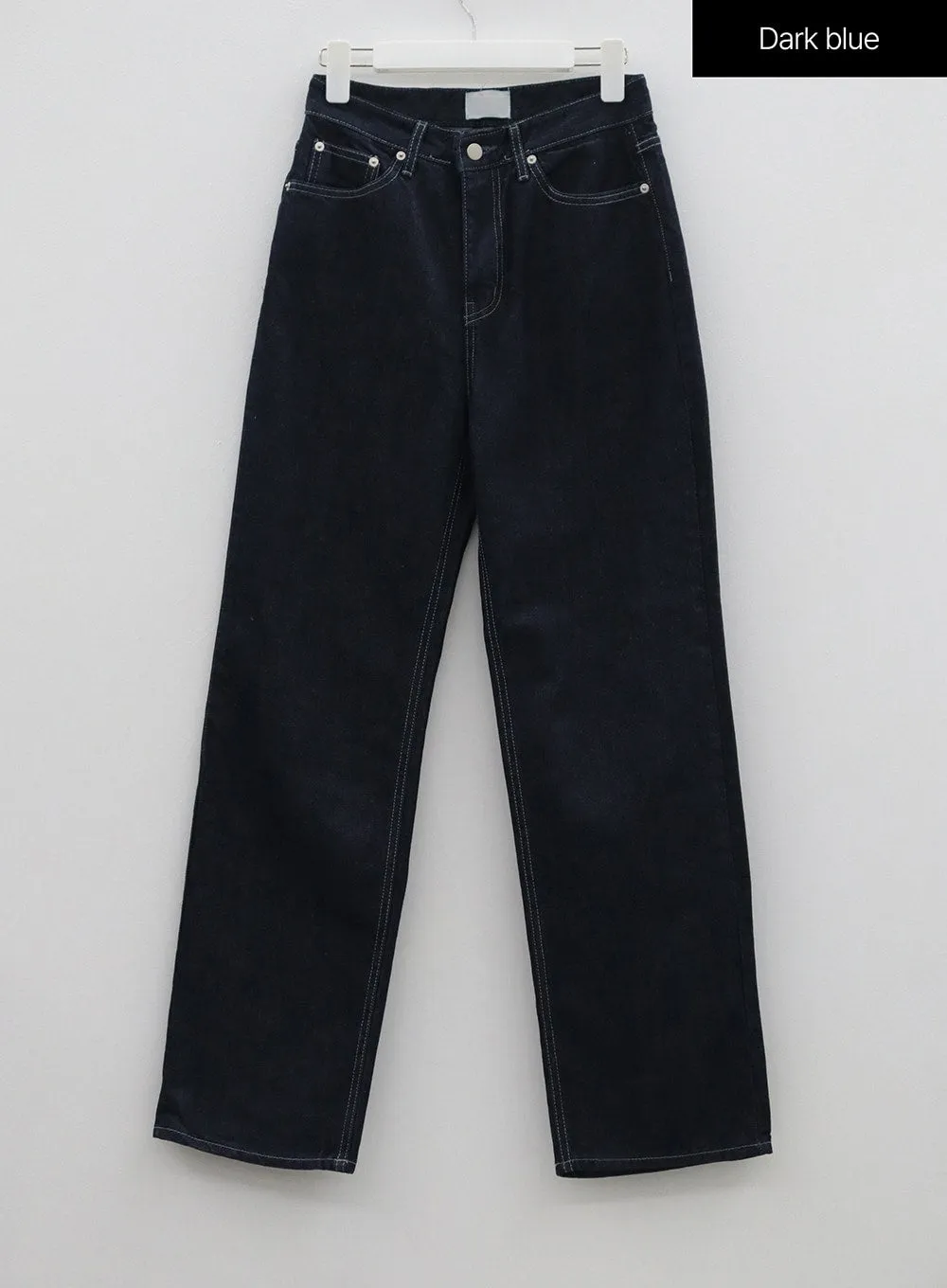 Dark Wash Wide Leg Jeans OF320