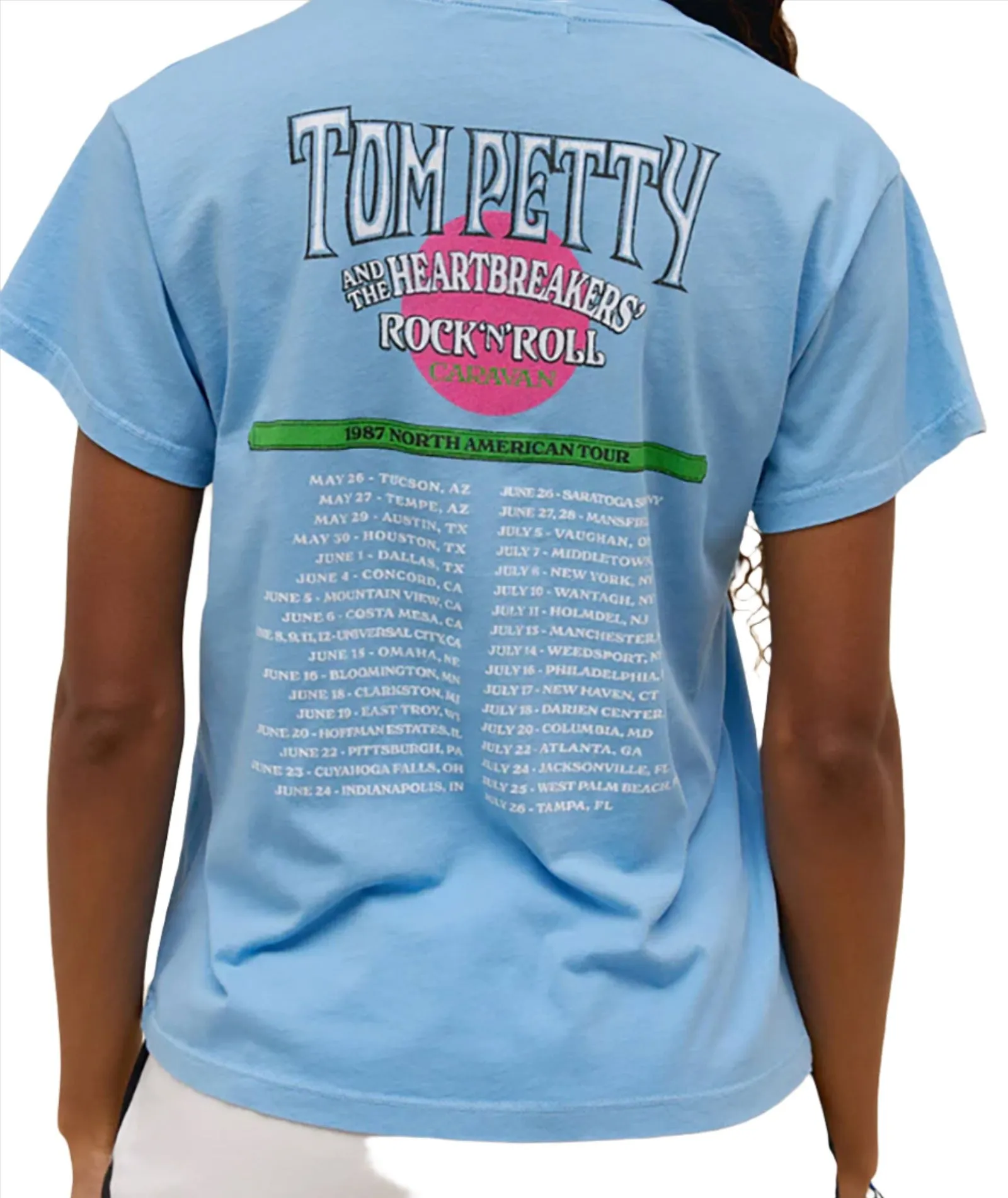 Daydreamer Women Tom Petty Rock N Roll Caravan Solo Tee