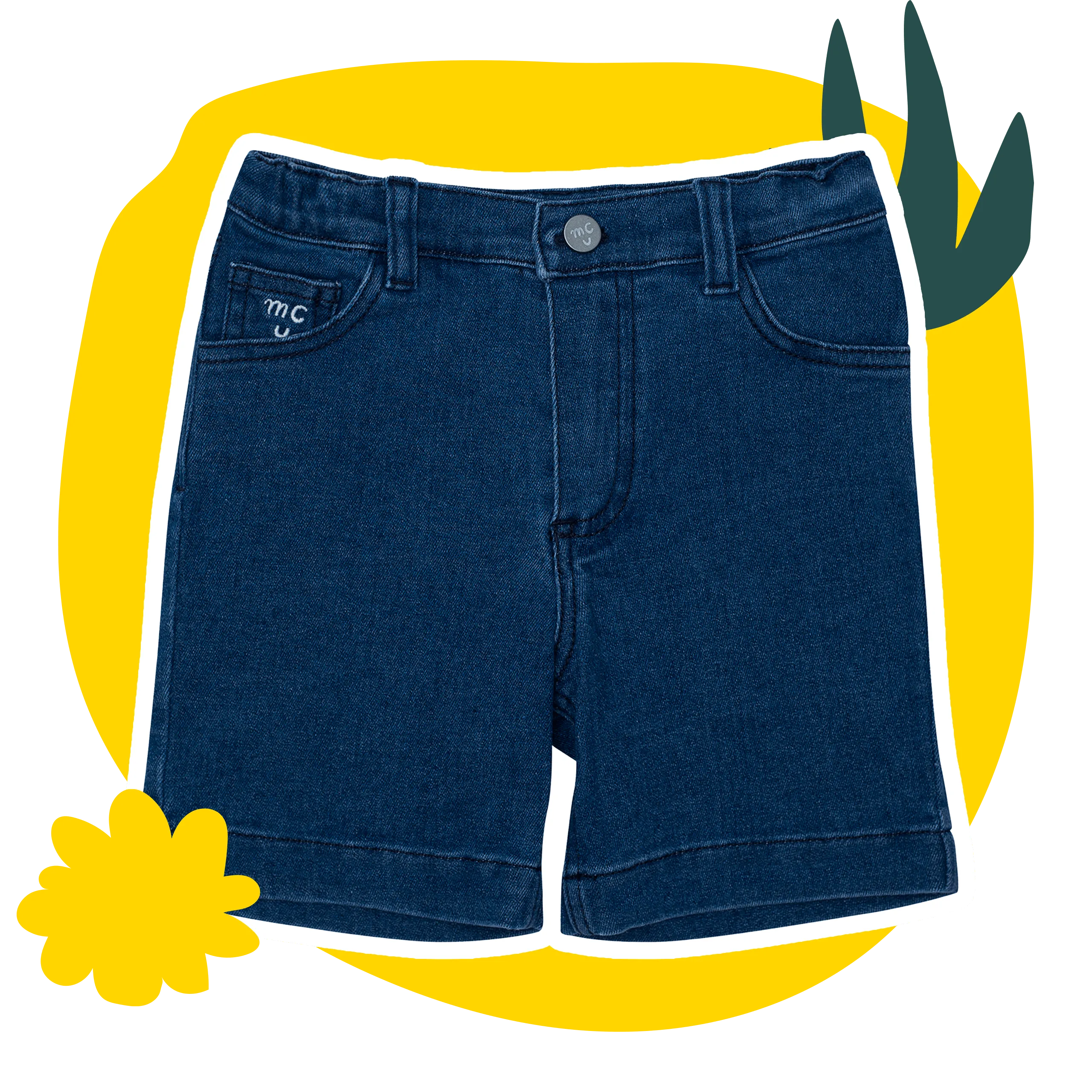 Denim Boy Shorts