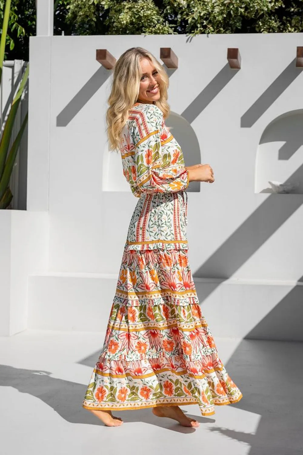 DESERT FLOWER MAXI SKIRT