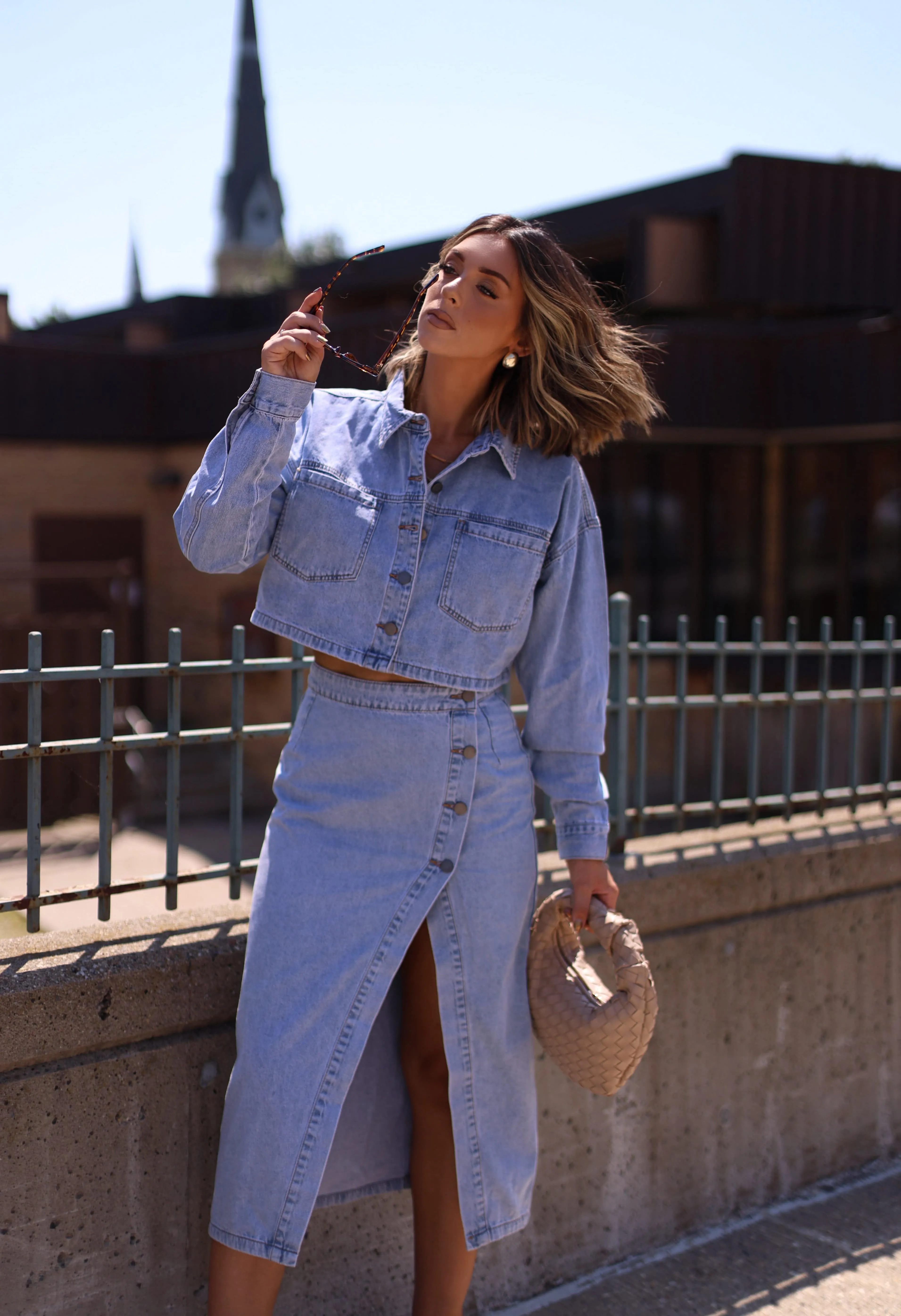 Dylan Denim Skirt