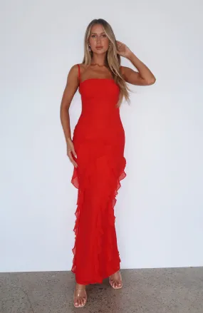 Effortless Love Maxi Dress Red