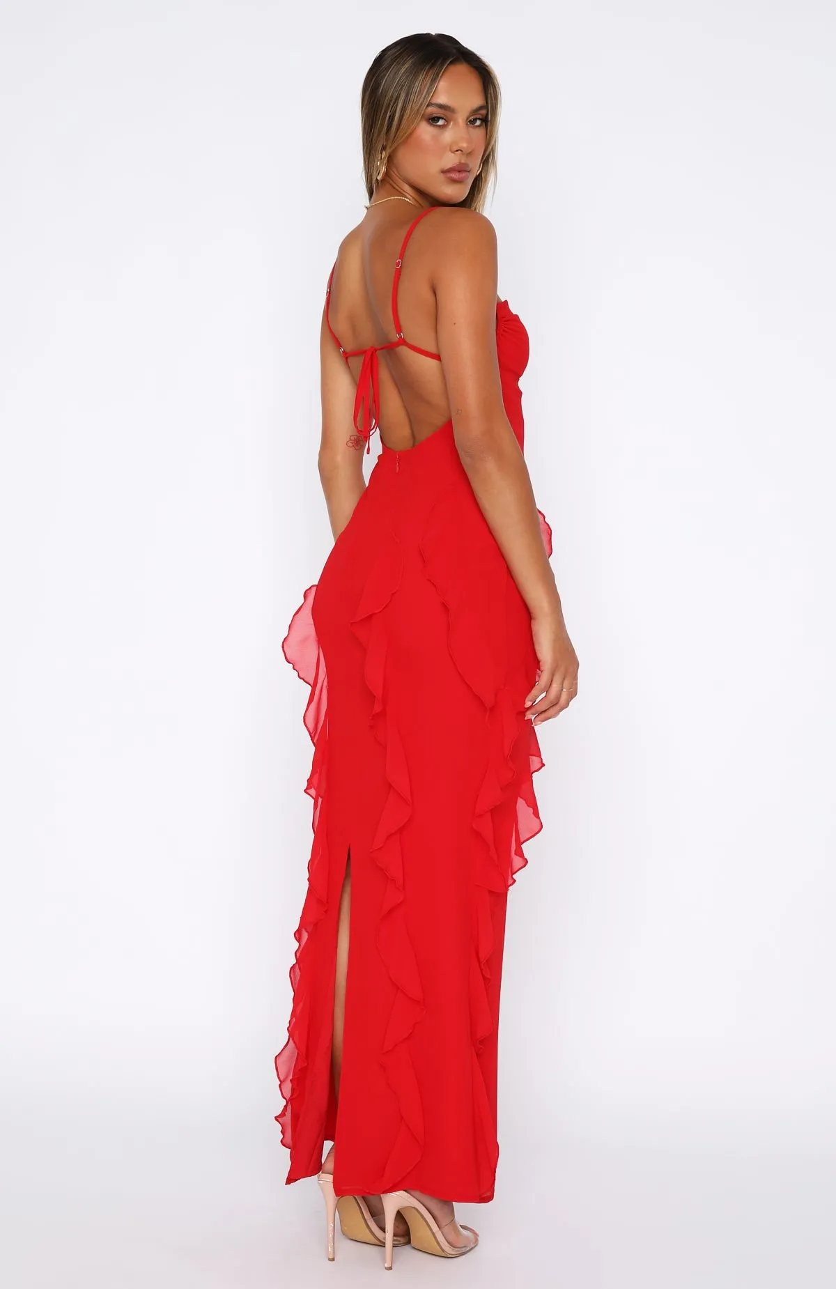 Effortless Love Maxi Dress Red