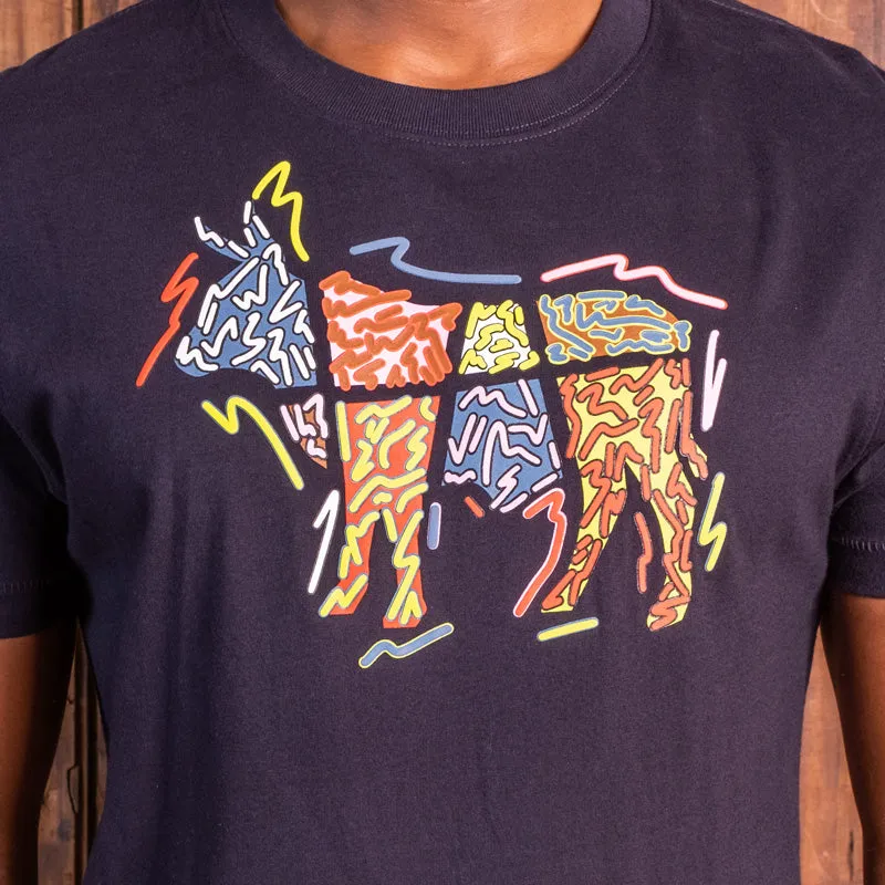 Funky Nguni Crew Tee Midnight