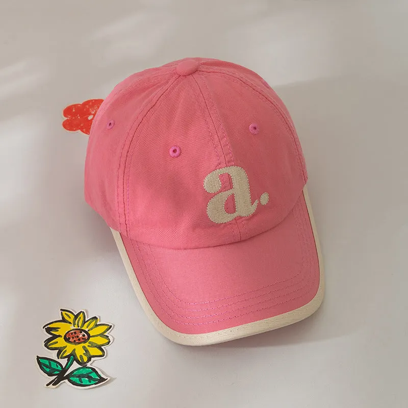 Kid Girls Boys Embroidered Alphabet Accessories Hats Wholesale 240111149