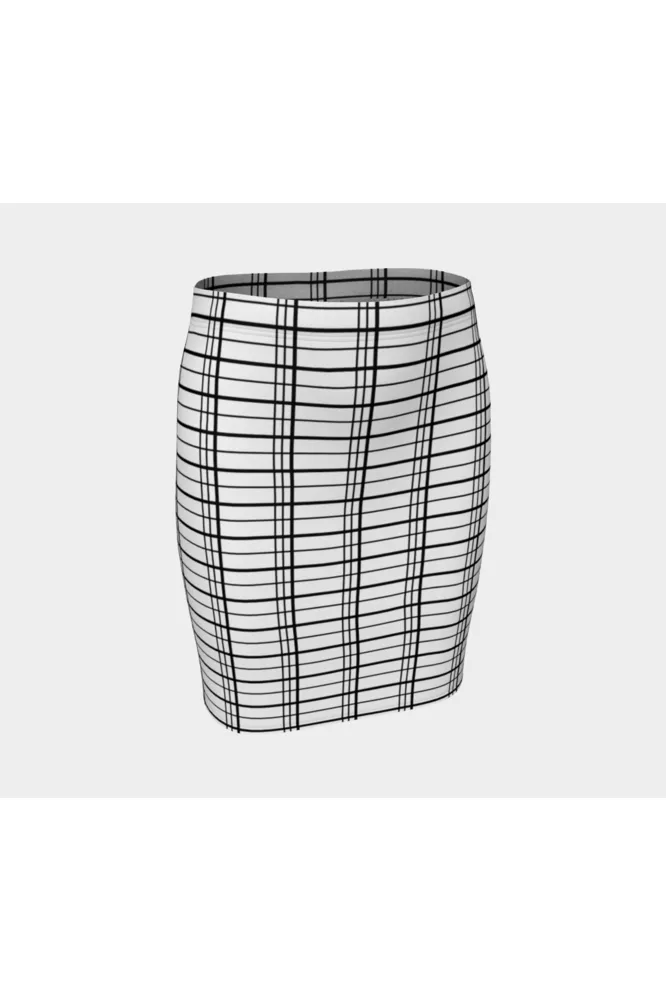 Lattice Fitted Skirt