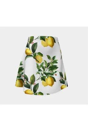 Lemon Blossom and Fruit Flare Skirt