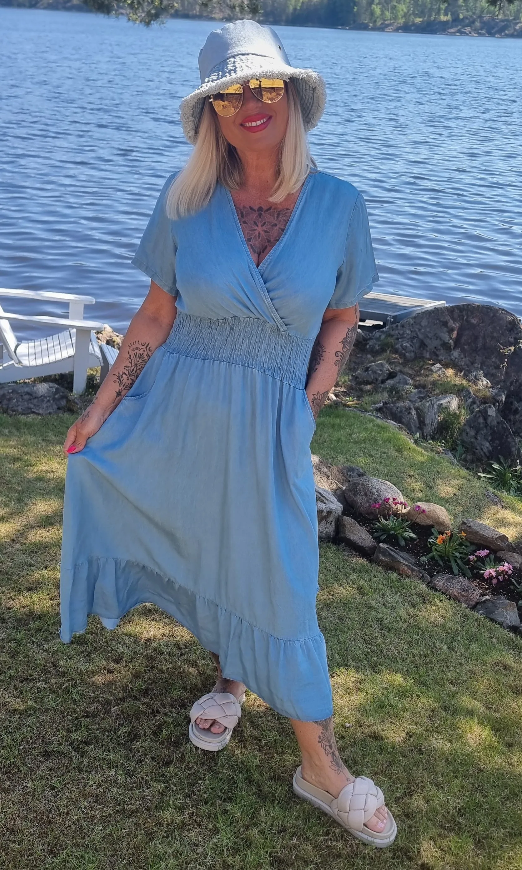 Lise Denim Dress