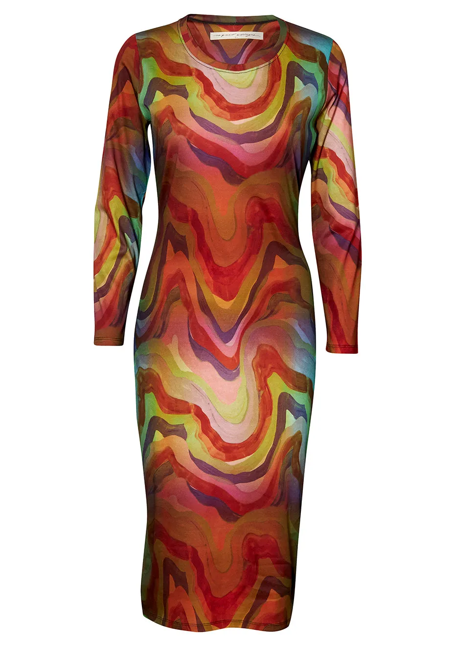 Multi Waves Jerry Dress