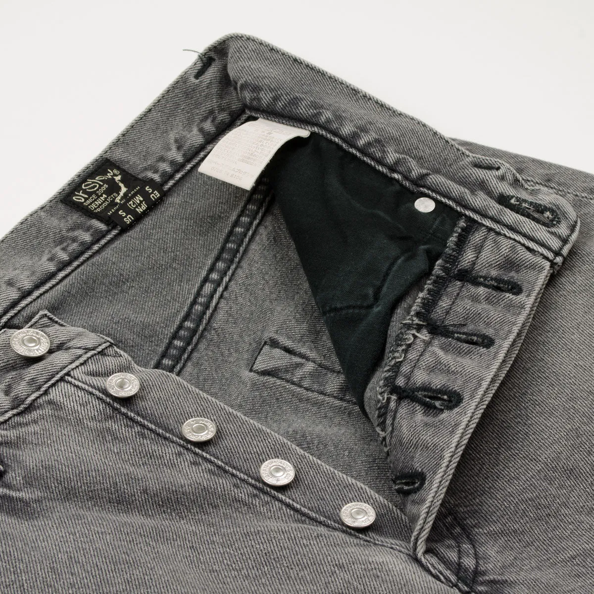 orSlow - Standard Denim 105 - 90's Black Denim Bleach