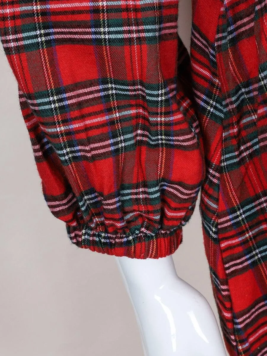 Plus Size Plaid Party Dress