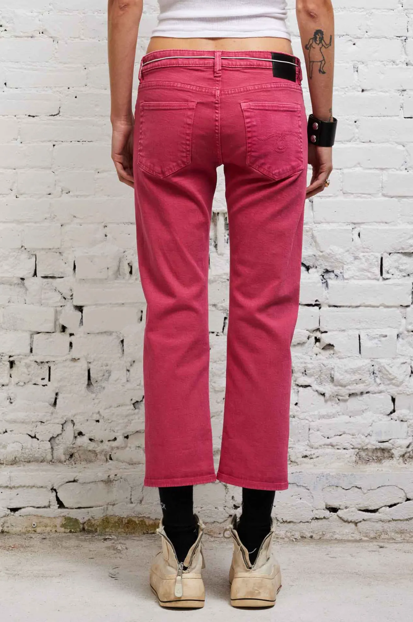 R13 :: Boy Straight Pink