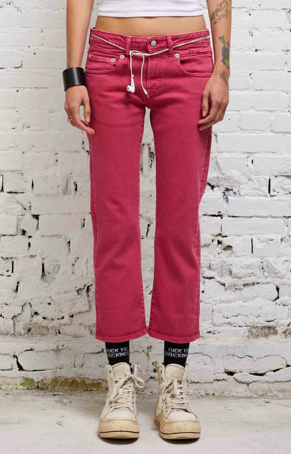 R13 :: Boy Straight Pink