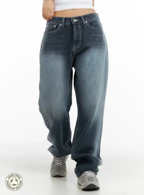 Recycled Wide Baggy Jeans (Unisex) CM425