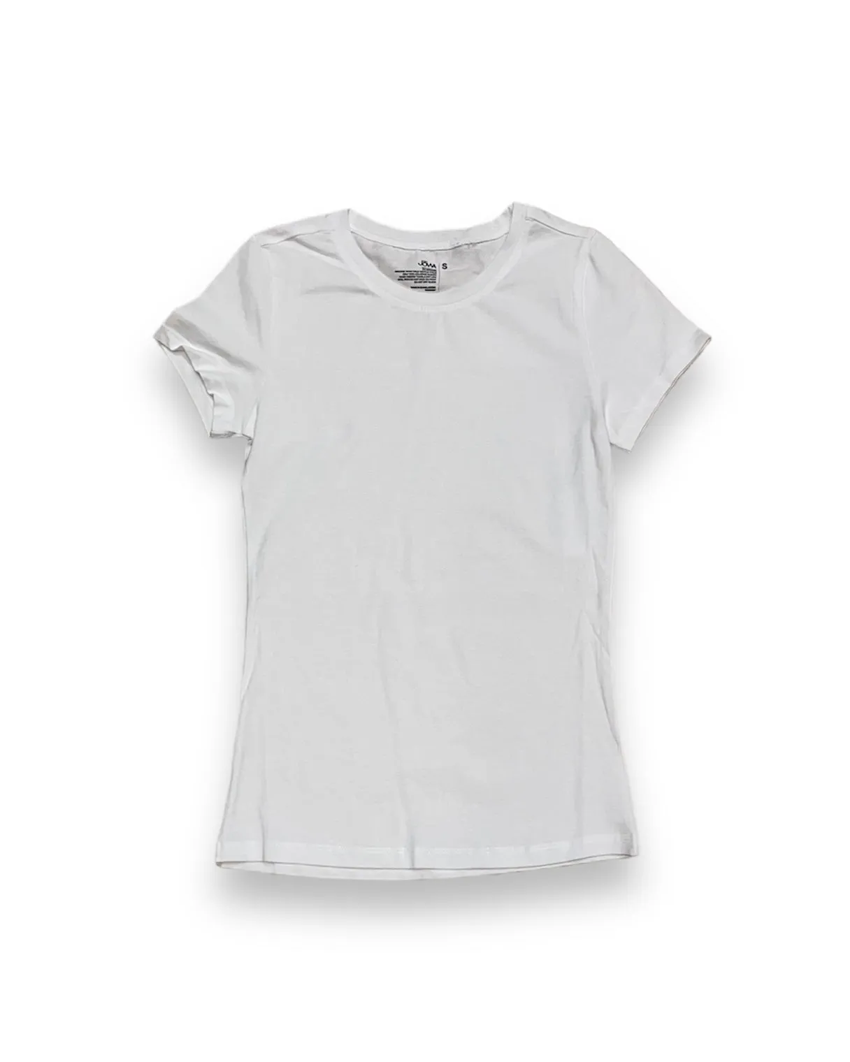 Round Neck Solid Tee