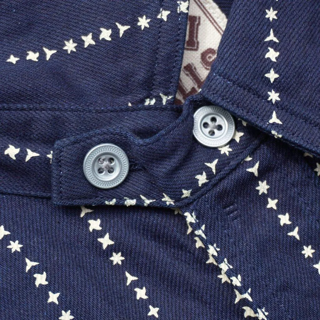 SAMURAI JEANS - SSS-SHR01W PRINTED SHURIKEN SHIRT