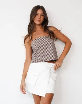 Scottie Mini Skirt (White)