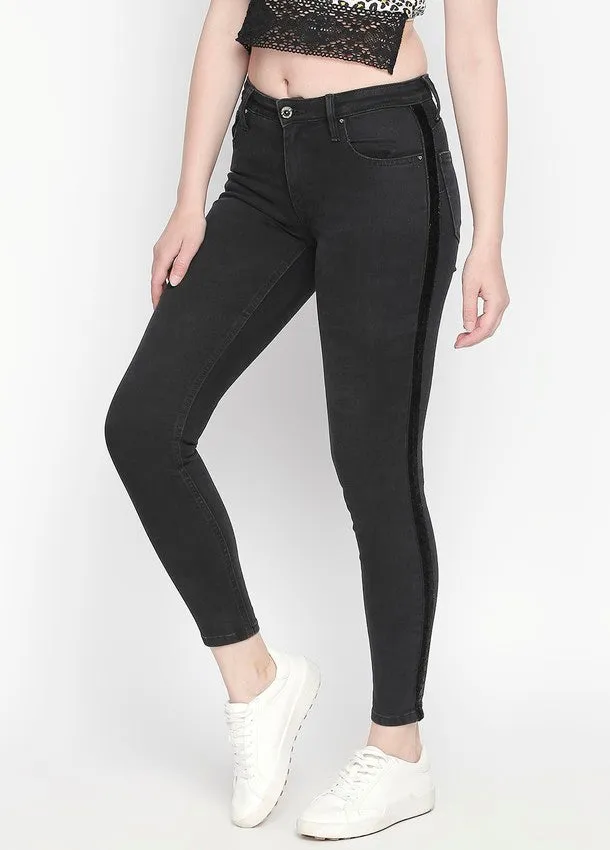 Seoul Black Push Up Jeans