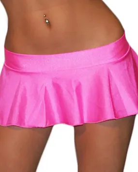 Sexy Hot Pink Extreme Ruffle 8 Inch Mini Skirt