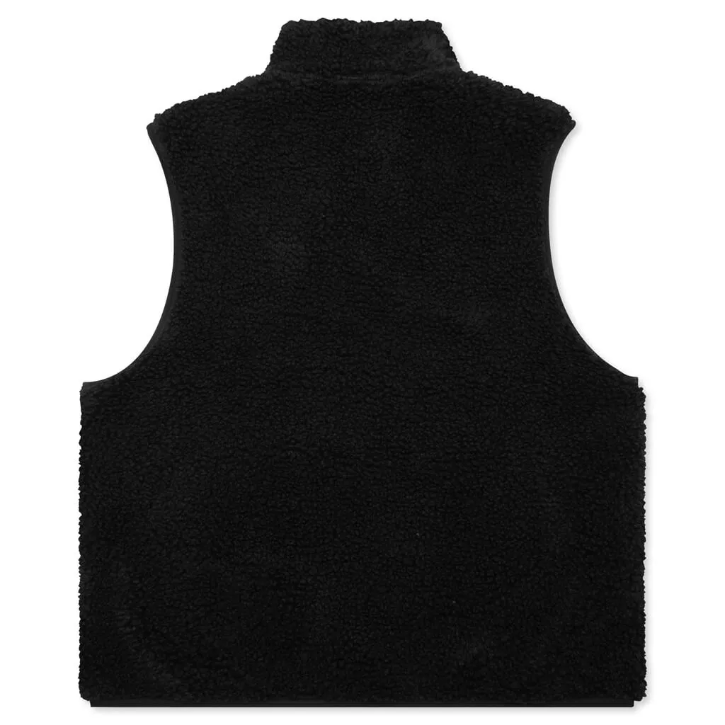 Sherpa Reversible Vest - Black