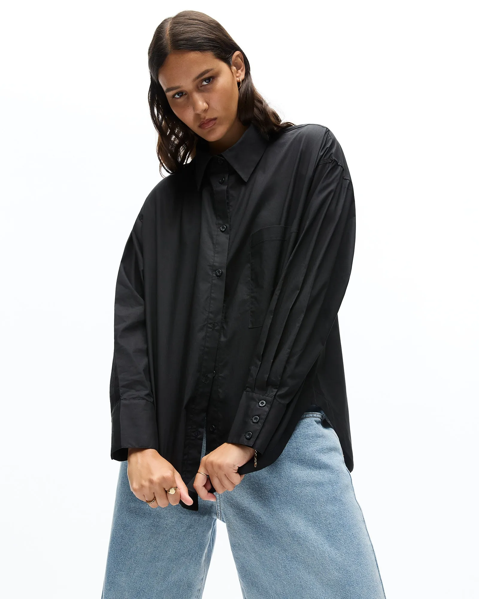 SLOANE SHIRT - BLACK