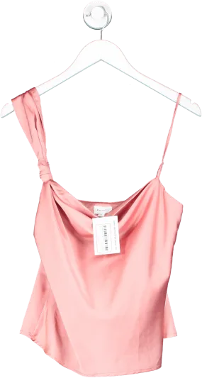 Song of Style Pink Satin Cami UK S