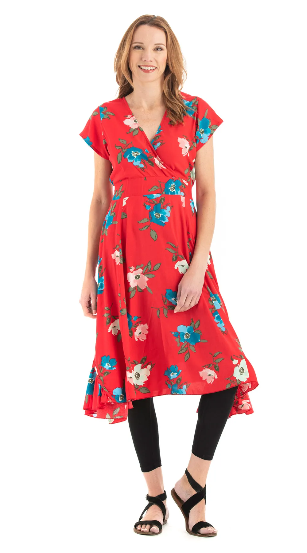 Swing Dress - scarlet