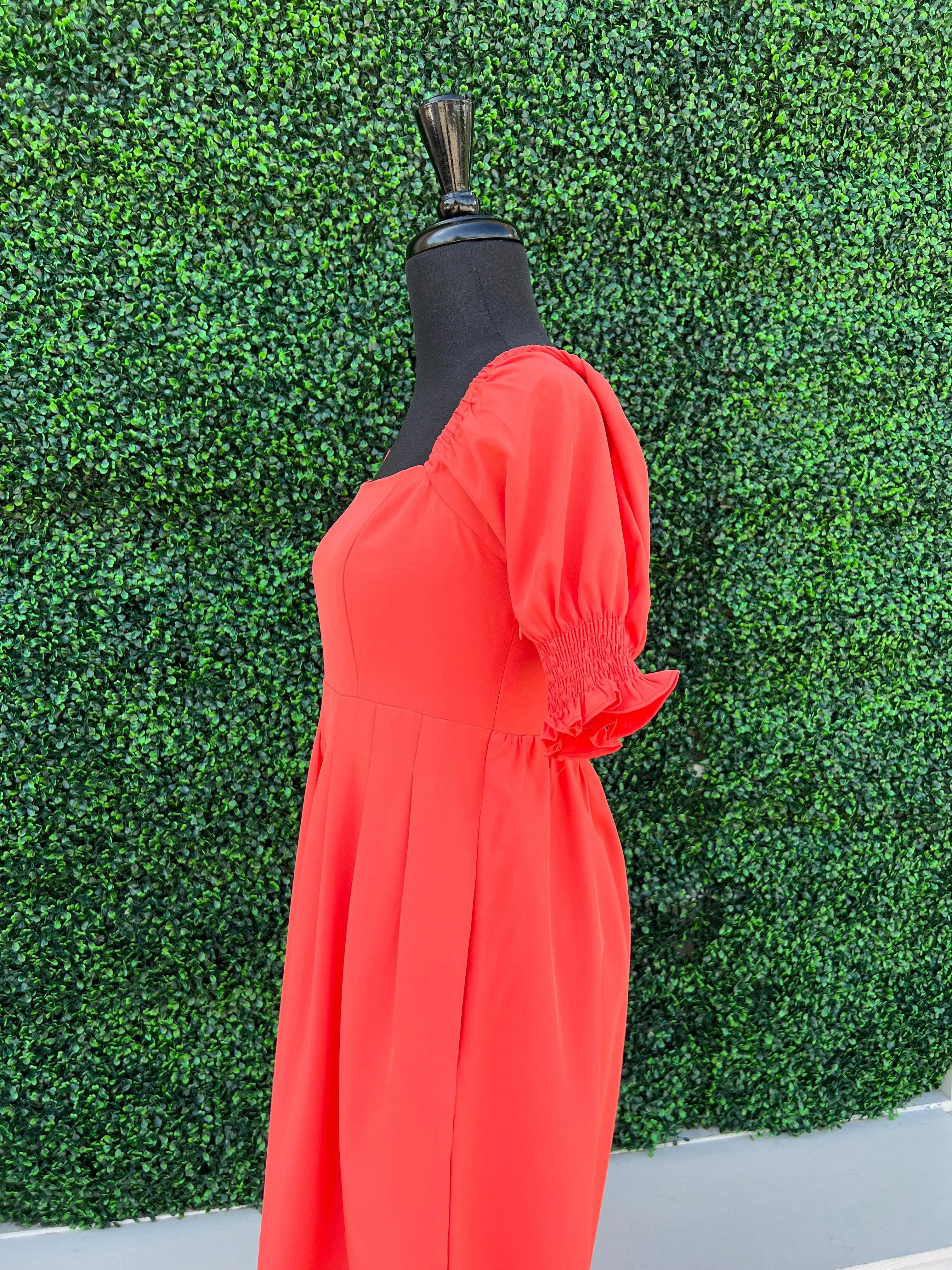 Tangerine Pop Dress